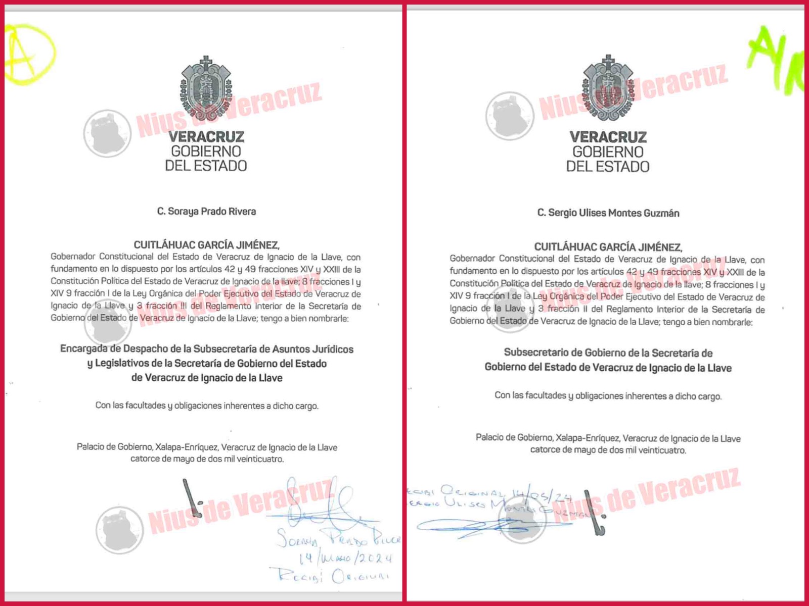 Nombran A Nuevo Subsecretario De Gobierno Y A Encargada De Despacho En